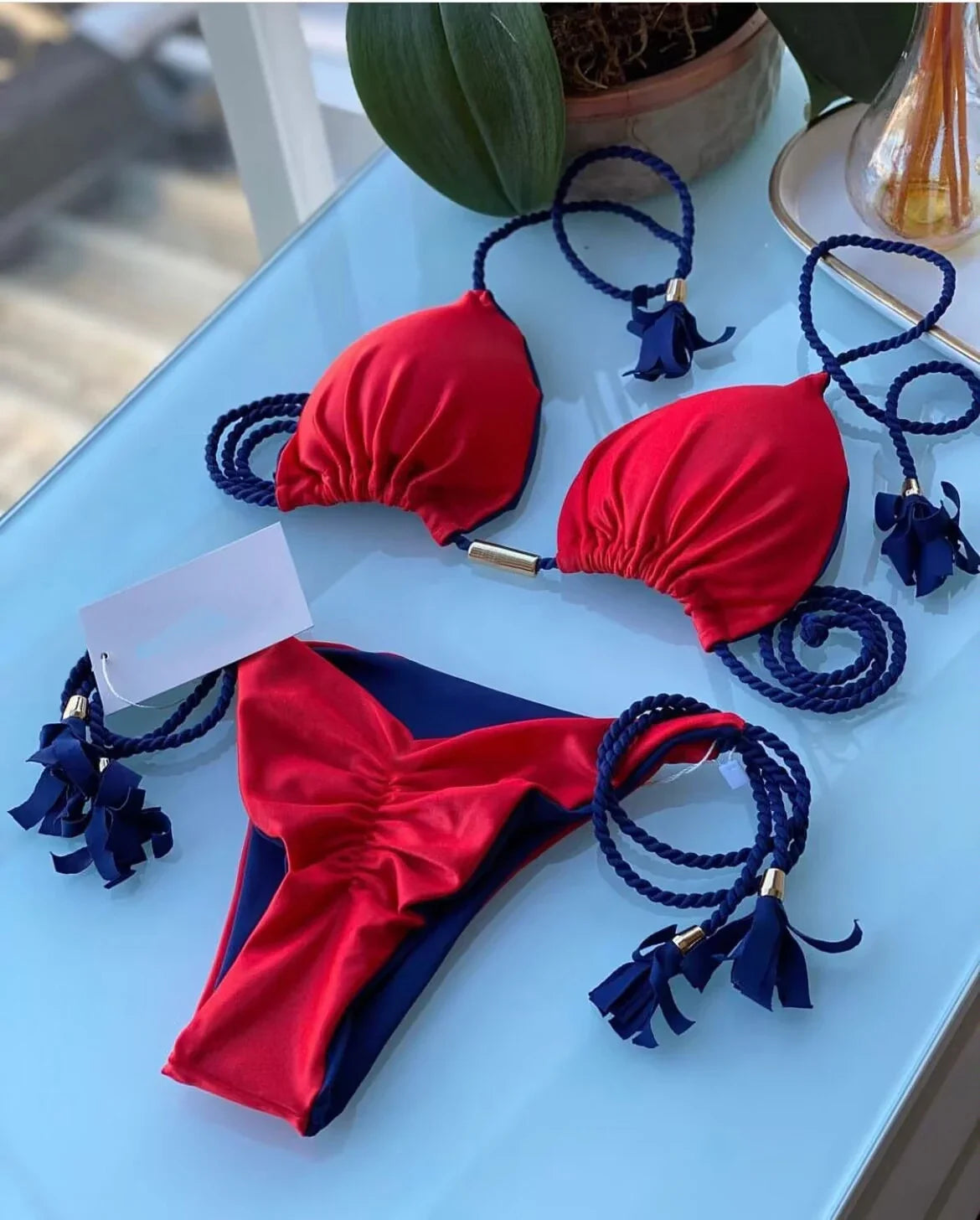 Sexy Solid color Women&