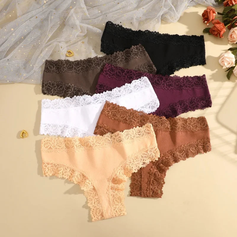 Women’s Cotton-Blend Low-Rise G-String Panties