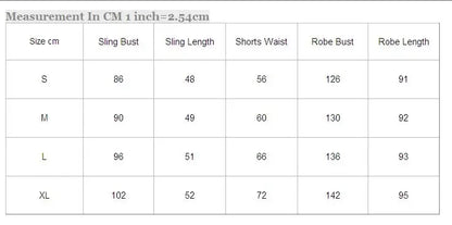 Female 3PCS Pajamas Set Kimono Bathrobe Gown Spring Summer New Sleepwear Strap Top&amp;shorts Lingerie Loose Silk Satin Home Wear