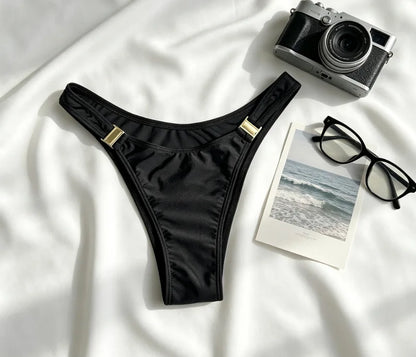 Push Up Bikini Micro Bikinis Set 2026 Womens Swimsuit Sexy Female Thong Swimwear Bathing Suit Solid Thong Biquini Swimming Suits