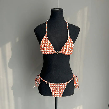 3 Pieces Bikini 2026 Sexy Women Swimsuit Swimwear Female Thong Push Up Bikini Set Beachwear Bathing Suit Swimming Suit Pants
