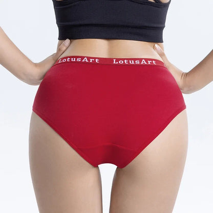 6Pcs/Set Women High Waist Cotton Briefs Letter Print Wide Waistband Panties Solid Color Full Coverage Hip Lifting Lingerie M-2XL