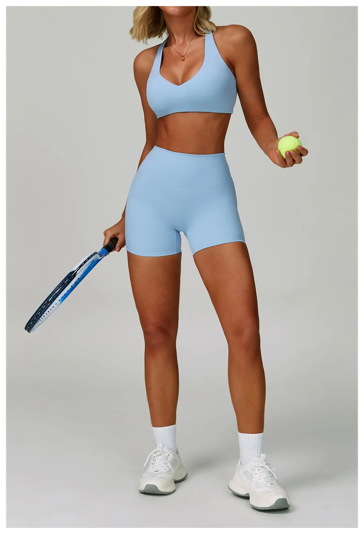 2/3-Piece Activewear Set – Sports Bra &amp; High Waist Leggings