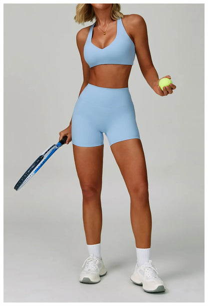 2/3-Piece Activewear Set – Sports Bra &amp; High Waist Leggings