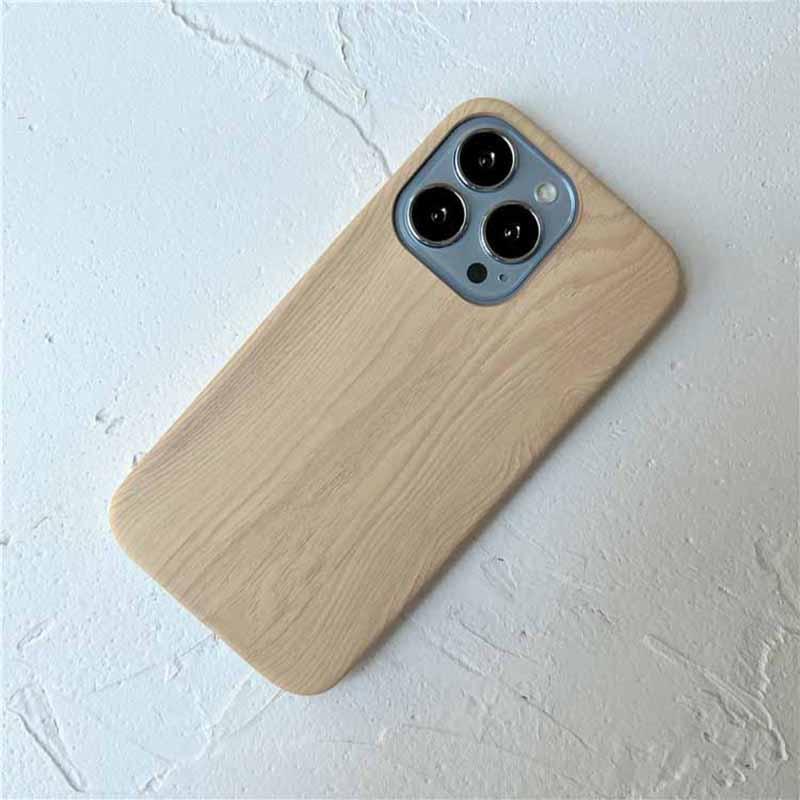 Retro Ultra Thin Wooden Texture Phone Cases For iPhone 14 13 12 11 Pro Max XS MAX XR XS X 7 8 Plus anti-skid Soft Cover Vintage Wooden Unique Classy &amp; Fully Protective Phone Case