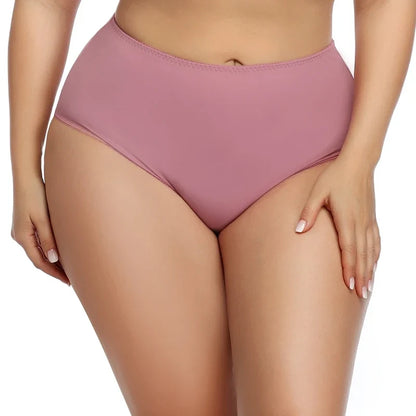 BEAUWEAR Big Size Panties for Woman Plus Size Underwear Plain Thin Underpants 0XL 1XL 2XL 3XL 4XL 5XL-2025