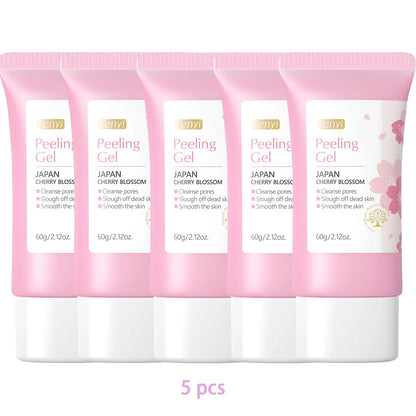 Sakura Face Deep Cleaning Exfoliating Gel Skin Care Whitening Moisturizer Repair Facial Scrub Skin Care 60G