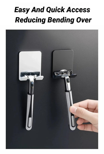 Multi Function Men Shaving Razor Holder Storage Hook Wall Shelf Bathroom Kitchen Accessories