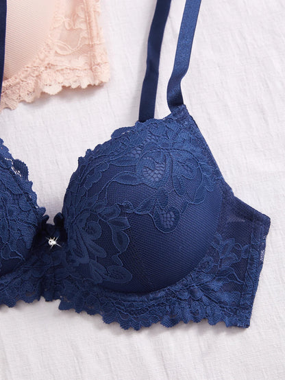 3Pcs Floral Lace Women&