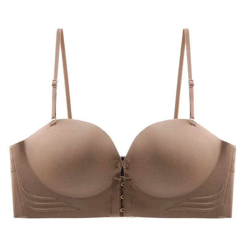 New Front Buckle Underwear Convenient Anti Sagging without Shoulder Strap Women&