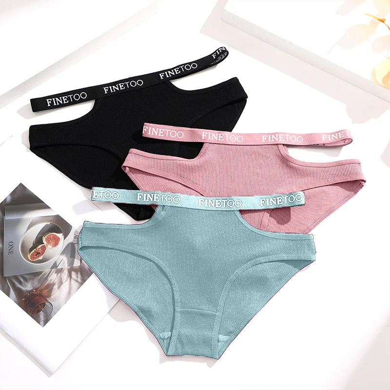 Cotton Double Letter Belt Briefs – Sexy &amp; Comfortable Women&