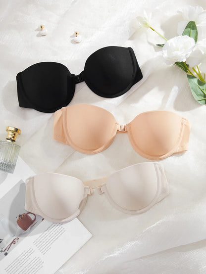 3Pcs/Set Demi Cup Seamless Women&