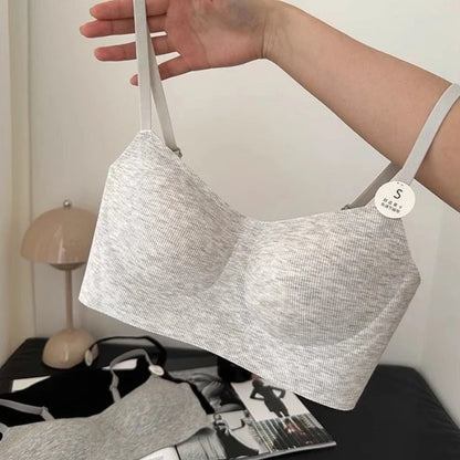 Comfortable Seamless Bras Soft Support Push-Up Bra for Women Small Bust Anti-Sag Underwire Women&