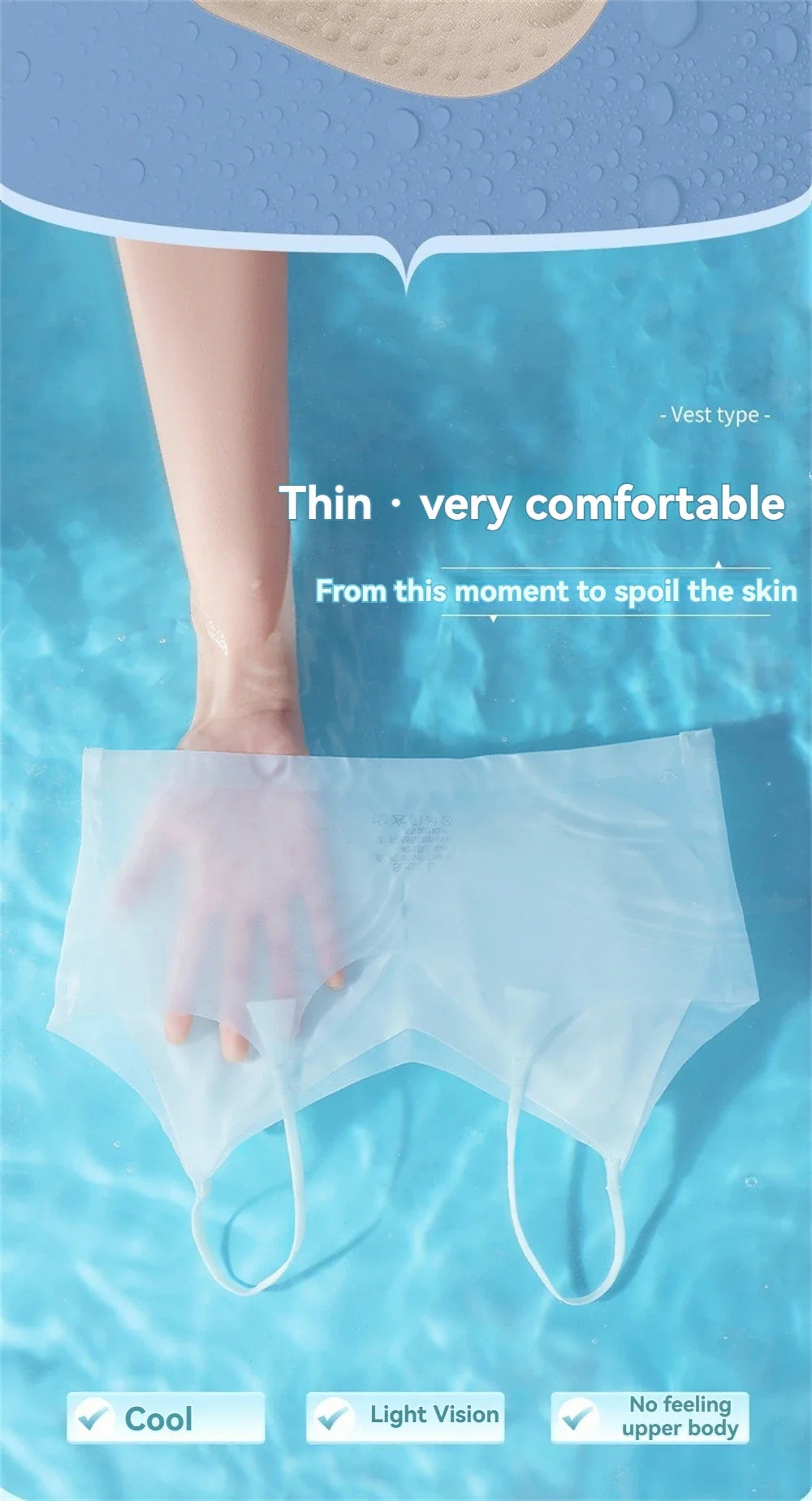 Ultra-Thin Breathable Ice Silk Top Bra Women&