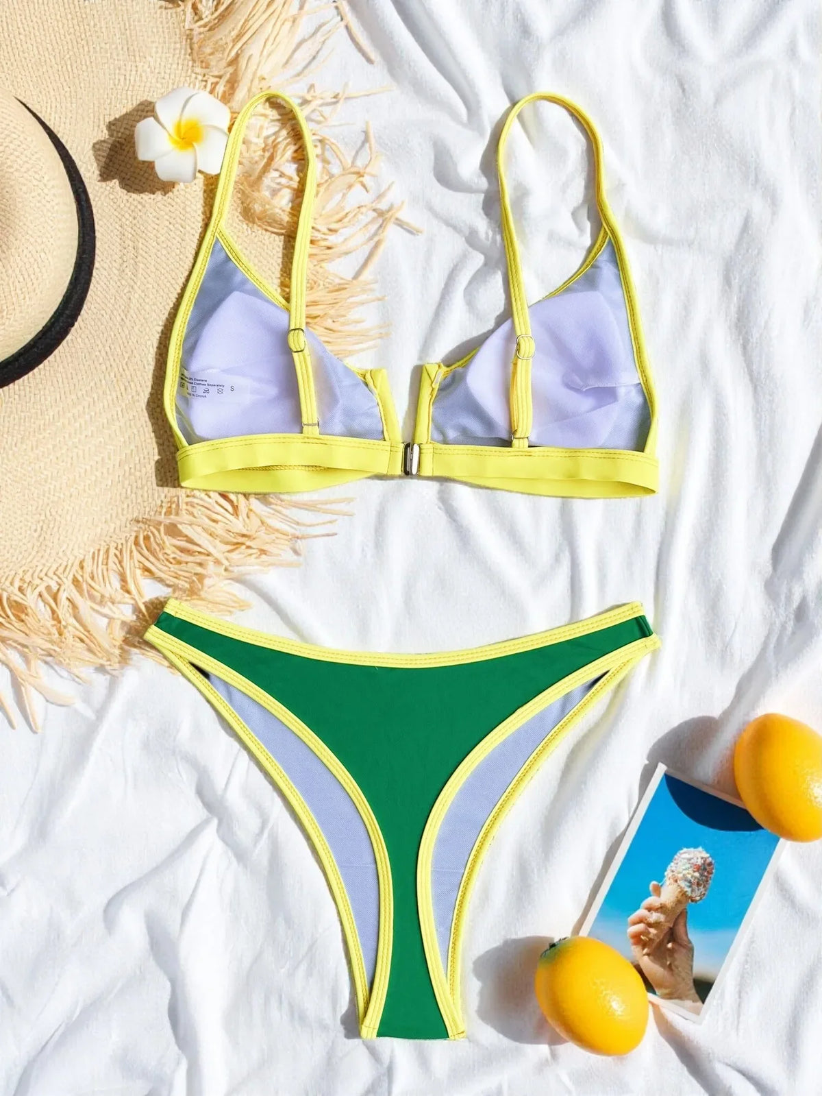 sexy patchwork mini bikinis sets two pieces swimsuit thong swimsuit Swimwear Biquini conjunto de bikini tankini beachwear