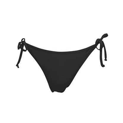 Women Summer Side Tie Bikini Bottoms Triangle Cut Swimwear Quick Dry Solid Color Beachwear For Pool Vacation Swimming Trunks