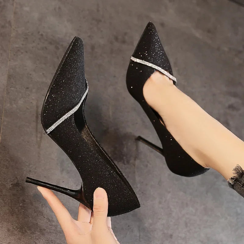 High Heels Women with  Spring and Autumn Pointy Women&
