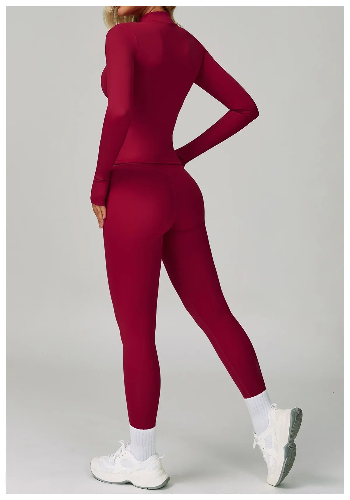 2/3-Piece Activewear Set – Sports Bra &amp; High Waist Leggings