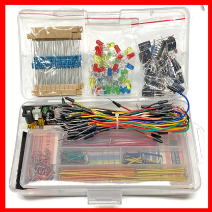 Start 830 Breadboard Kit MB-102 for UNO R3 Component Pack Beginner  Electronic Components Electrolytic Capacitor Resistor led