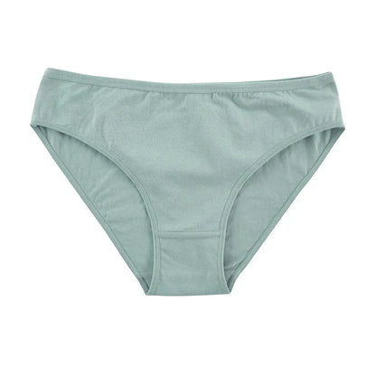 4Pcs/Set Cotton Panties Women Solid Color Underwear Female Underpants Sexy Lingerie M-XL Comfort Soft Briefs Intimates