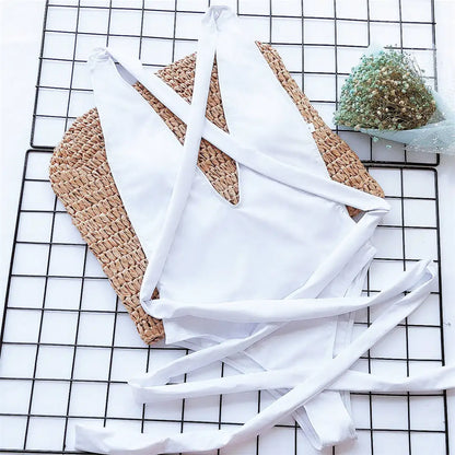 Long Strap Wrap Around Swim Suit For Women Swimwear One Piece Swimsuit Female Bather Snake Print Bathing Suit Beach V852SW