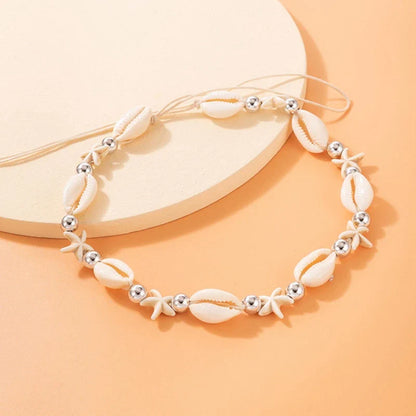 Natural Shell Choker Necklace Collar Necklace Seashell Choker Necklace