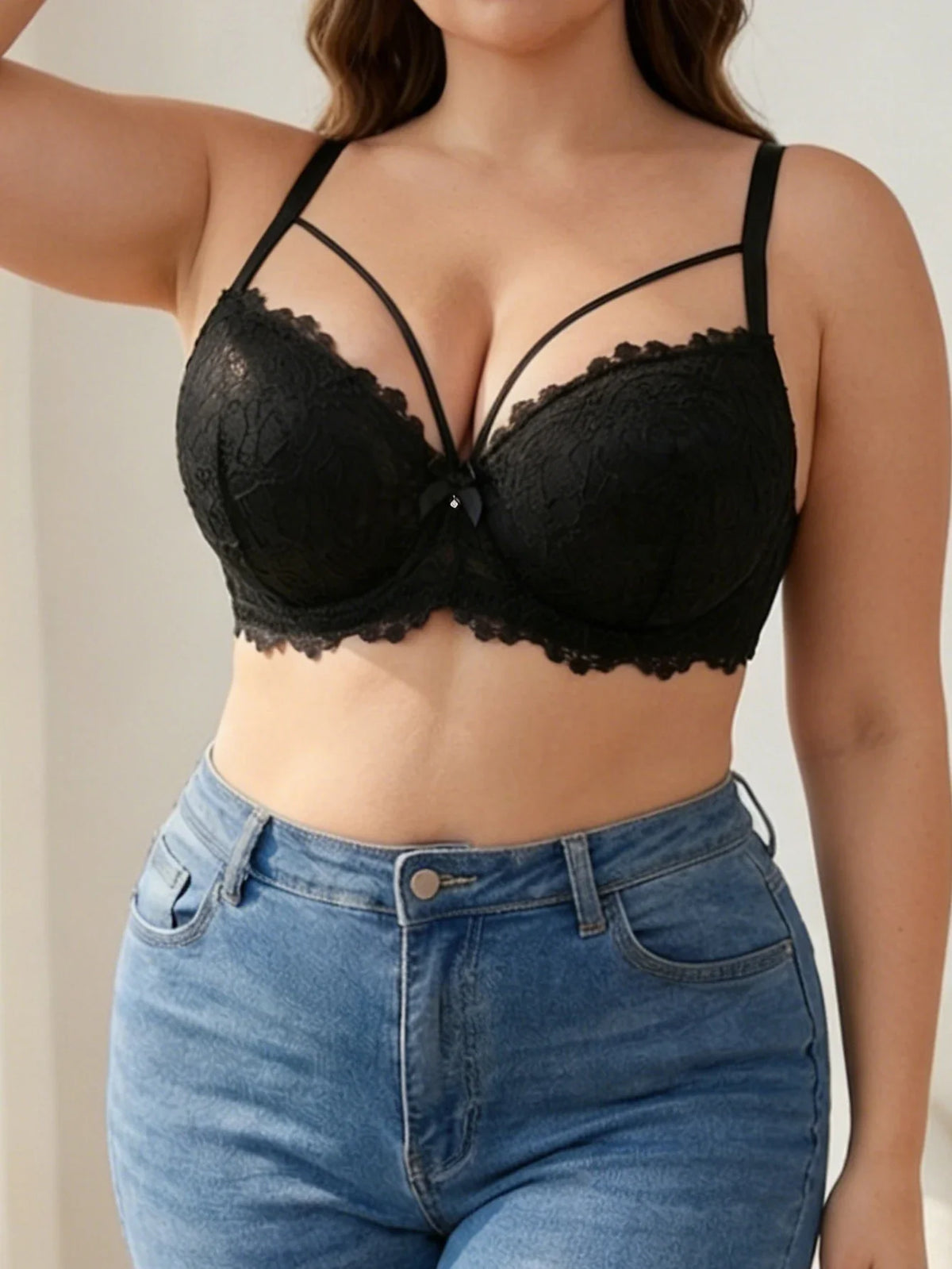 Plus Size Lace Women&