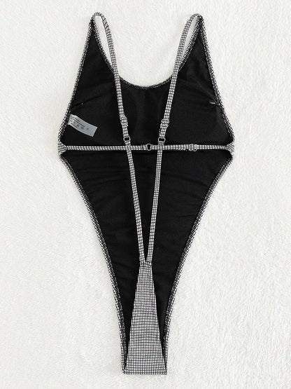 Sexy Extreme G String Mini Micro Thong Women Swimwear One Piece Swimsuit Female Backless Monokini Bather Bathing Suit Swim Lady