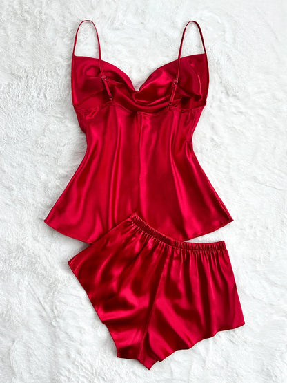 Solid Two Piece Women&