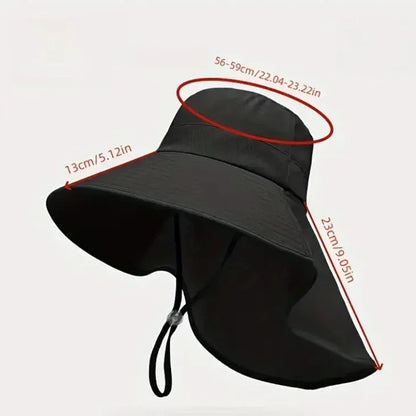 New summer ponytail hat with large brim sun visor women&