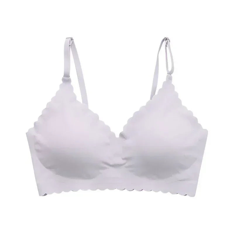 Seamless Ice Silk Ultra-Thin Breathable Bra Comfortable Breathable Underwear Women&