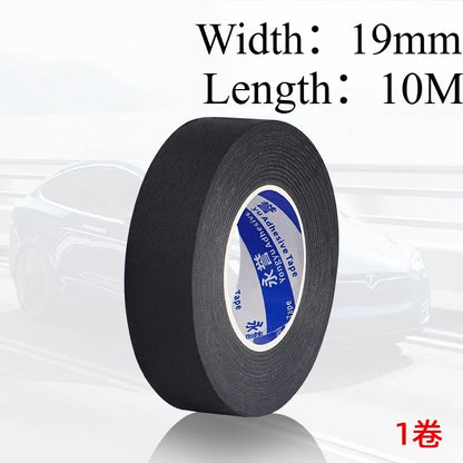 9/15/19/25/mm Electrical Insulation Heat-resistant Wiring Harness Tape  PET Bundle Flame Retardant Tape