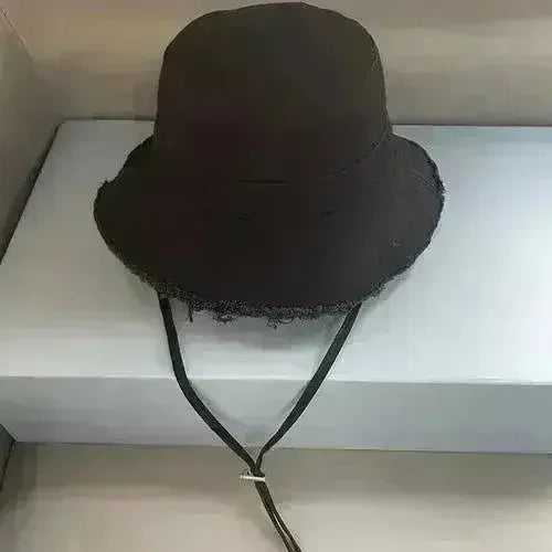 Luxury Bucket Beach Hat - Y2K Wide Brim Sun Hat - Wedding &amp; Party Elegant