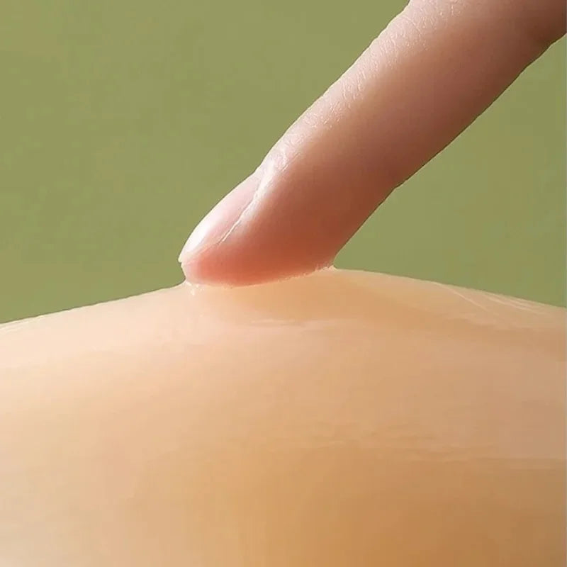 10 Pair 6.5CM Silicone Nipple Covers Adhesive Bra Stickers Invisible Lift Up Chest Pads Reusable Breast Petals for Women