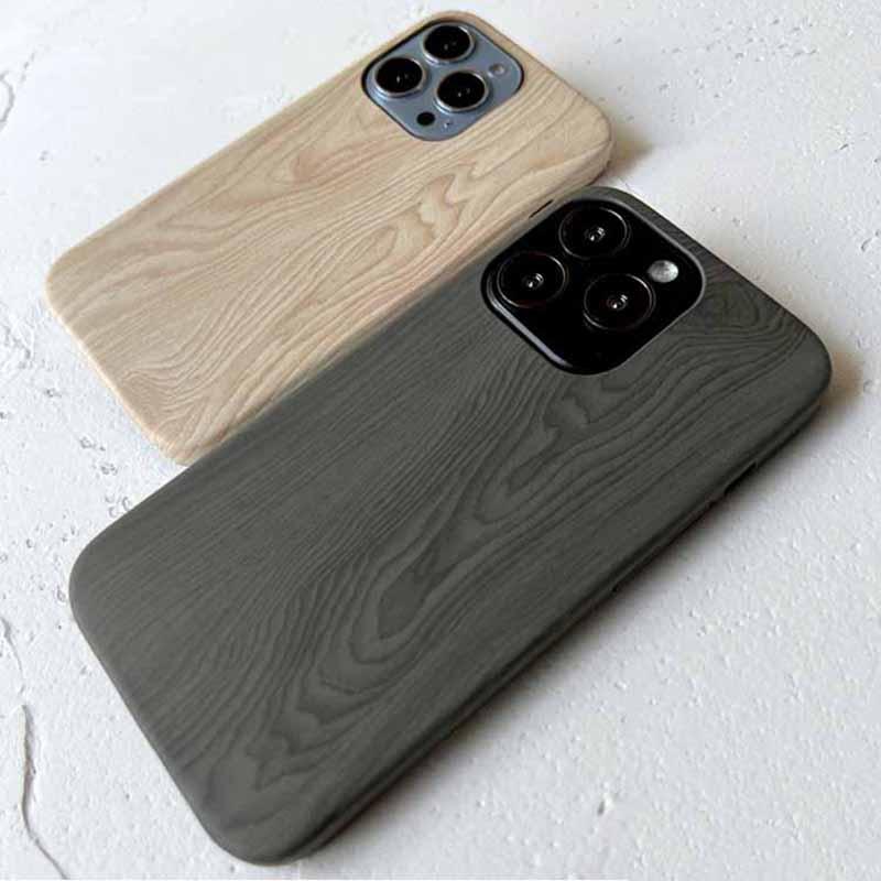 Retro Ultra Thin Wooden Texture Phone Cases For iPhone 14 13 12 11 Pro Max XS MAX XR XS X 7 8 Plus anti-skid Soft Cover Vintage Wooden Unique Classy &amp; Fully Protective Phone Case