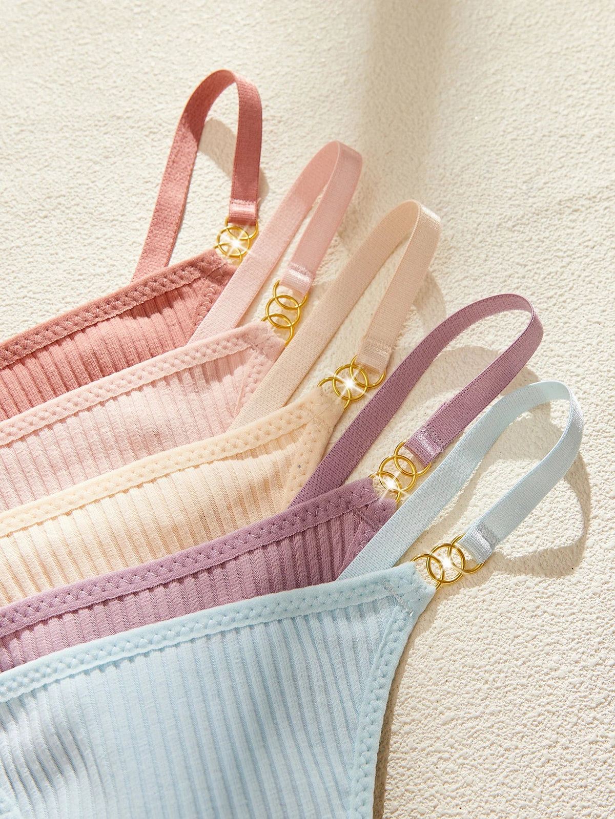 5PCS/Set Solid Women&