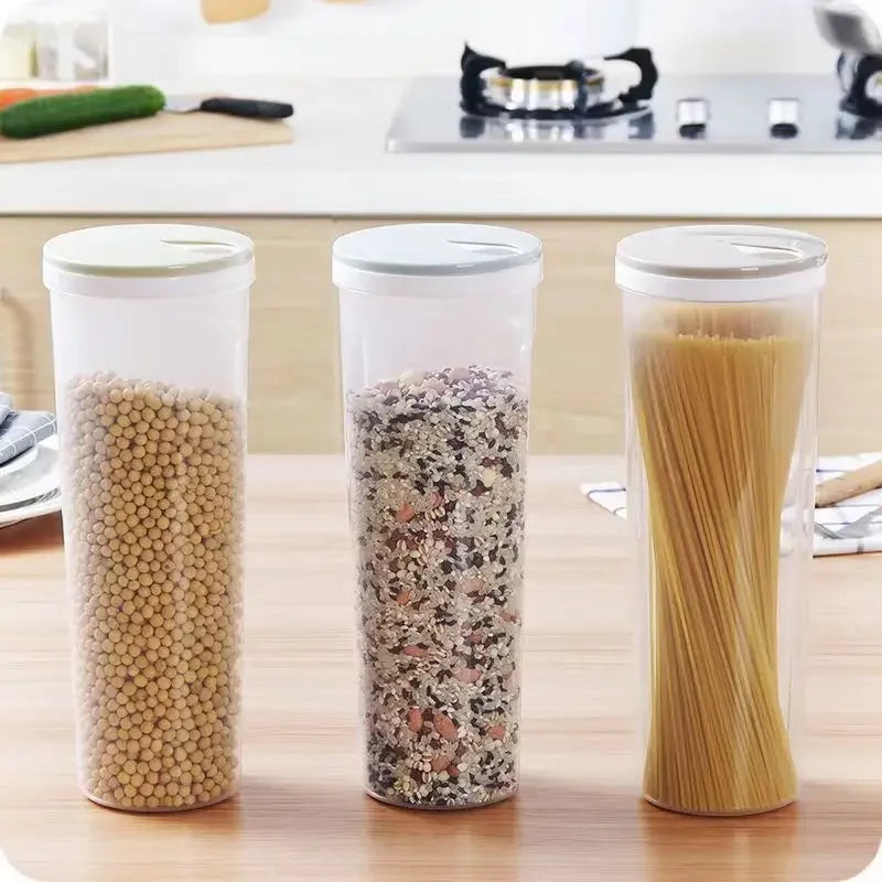 Noodles Sealed Can Kitchen Accessories Food Grade Plastic Kitchen Storage &amp; Organization Quantitative Divided Can Storage Box