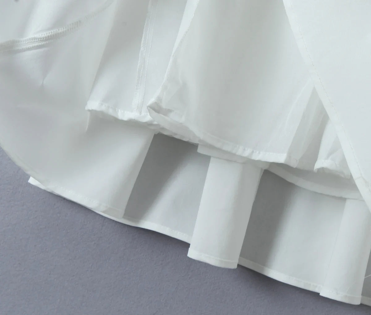 Bowknot Ruffles Light Blue Midi Dress Women&