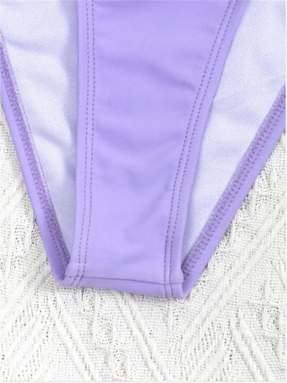 Sexy Rhinestone Chain Micro Thong Bikini Women Swimwear Ruffled Bandeau Swimsuit Knotted Bathing Swimming Suit Bikinis Sets 2026