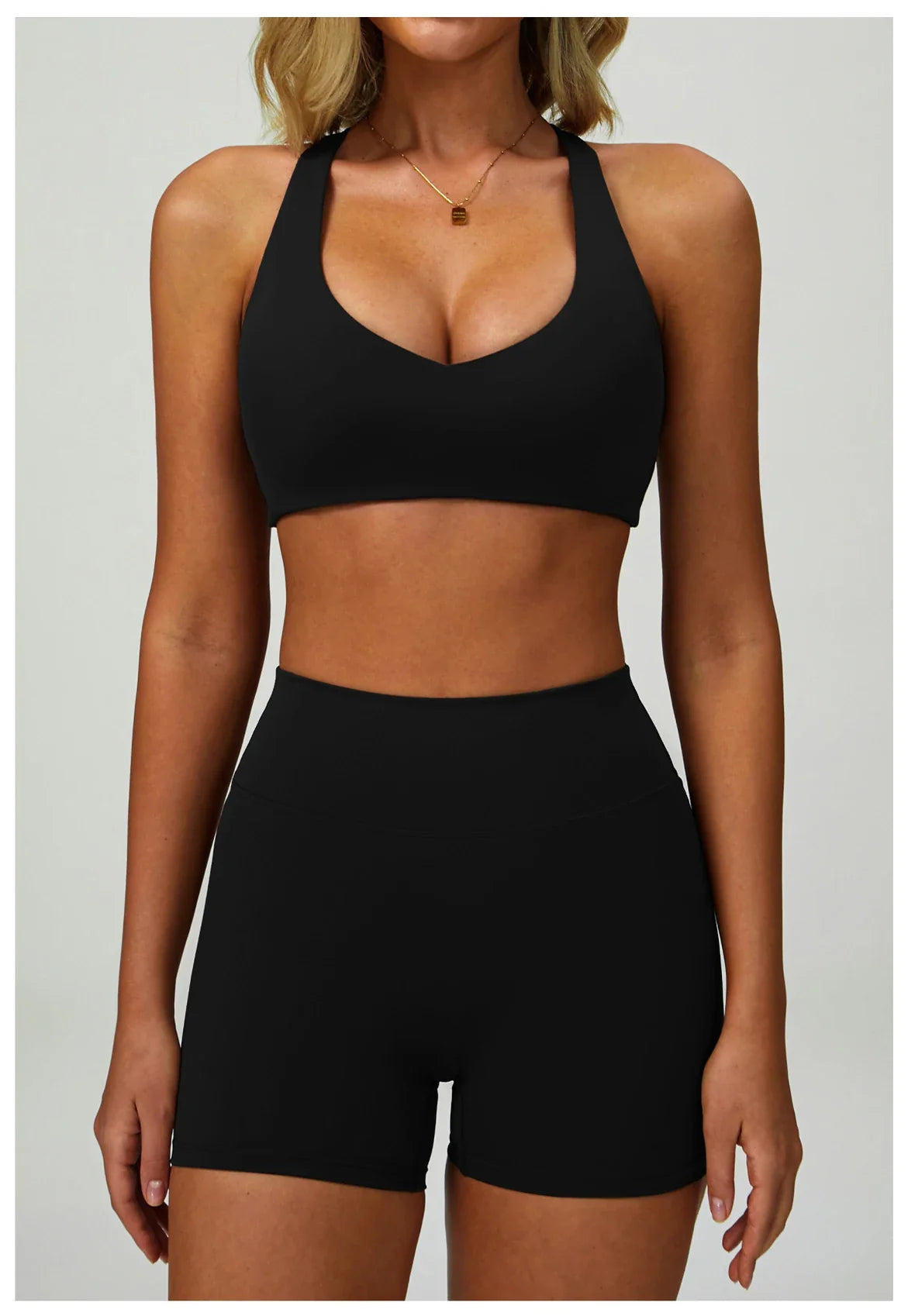 2/3-Piece Activewear Set – Sports Bra &amp; High Waist Leggings