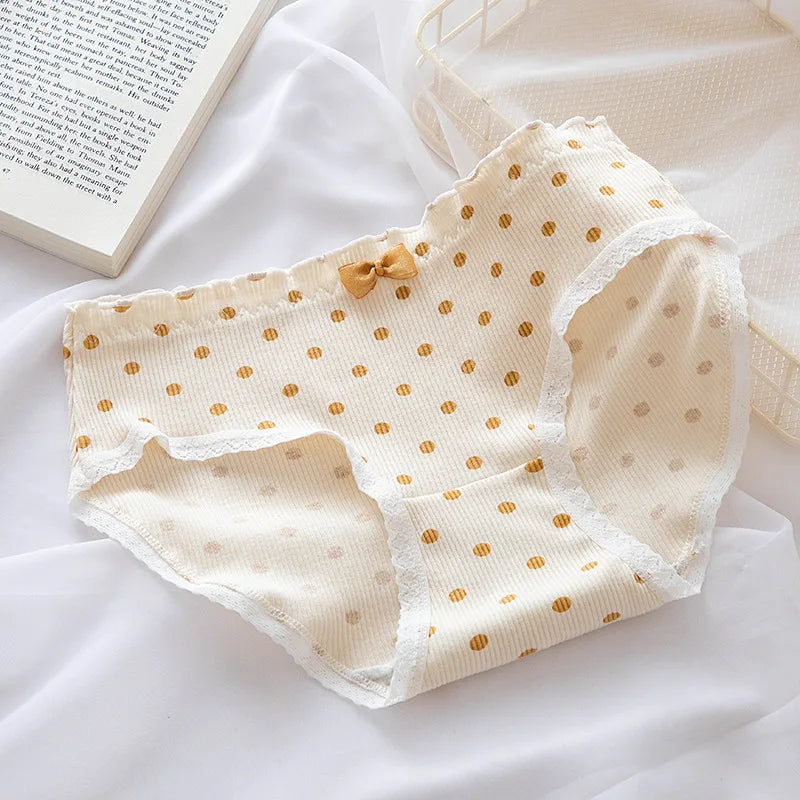1PC Cotton Panties for Women Briefs Low Waist Underwear Sexy Underpants Ladies M-XL Solid Color Lingerie