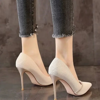High Heels Women with  Spring and Autumn Pointy Women&