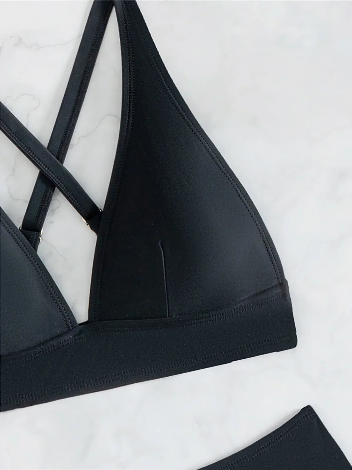 S - XL Cross Back Mini Micro Thong Bikini Female Swimsuit Women Swimwear Two-Pieces Bikini Set Bather Bathing Suit Swim V5022