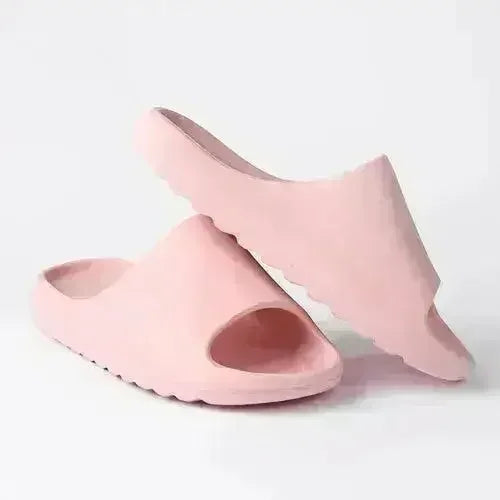 Cloud Pillow Slippers – Pink Platform Slides for Women | Non-Slip &amp; Comfy