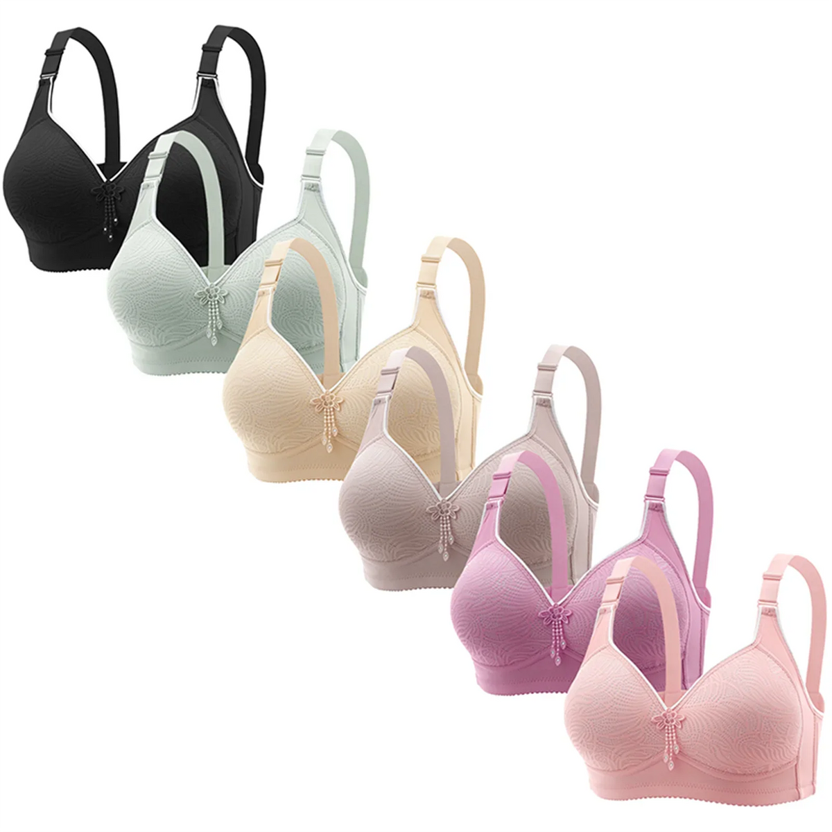 6 Pieces Color Women&