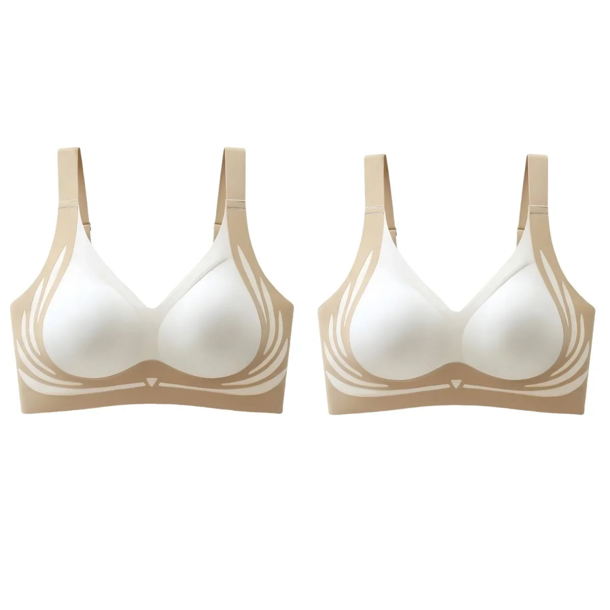 2Pcs/Set Non-wire Push-Up Bras Women&
