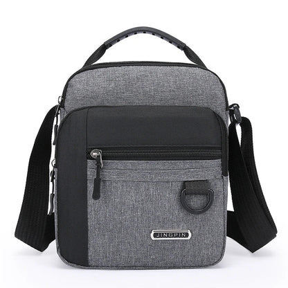Unbranded Large Capacity Shoulder Bag for Men - Waterproof and Wear Resistant with Multiple Pockets