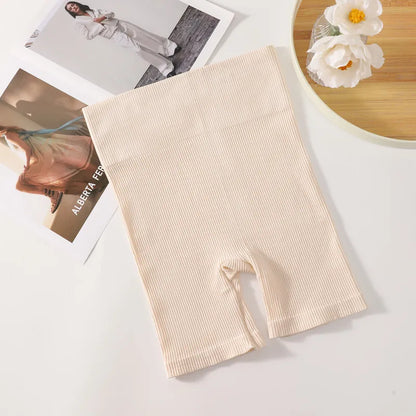 Slimming Tummy Shaperwear Women High Waist Shorts Seamless Underwear Breathable Ribbed Body Shaper Fitness Comfy Shapers
