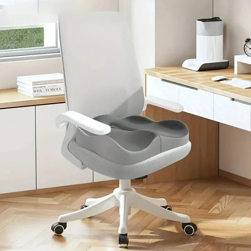 1pc 3D Lumbar Support Car Cushion, Memory Foam Ergonomic for Lower Back Pain Relief, Also for Office &amp; Wheelchair Use