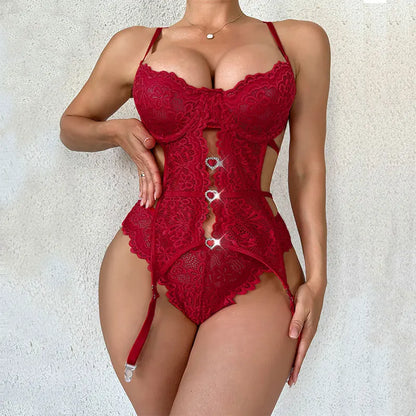Sexy Lingerie Women Bra And BodyStockings Sets Cosplay Erotic Costumes Deep V Underwear Set Female Sexy  Bra And Panty Sets